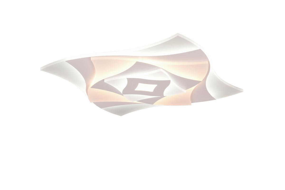 LED-Deckenleuchte 647110131 Akita - Weiß, Design, Kunststoff/Metall (48/48/5,5cm) - Trio Leuchten