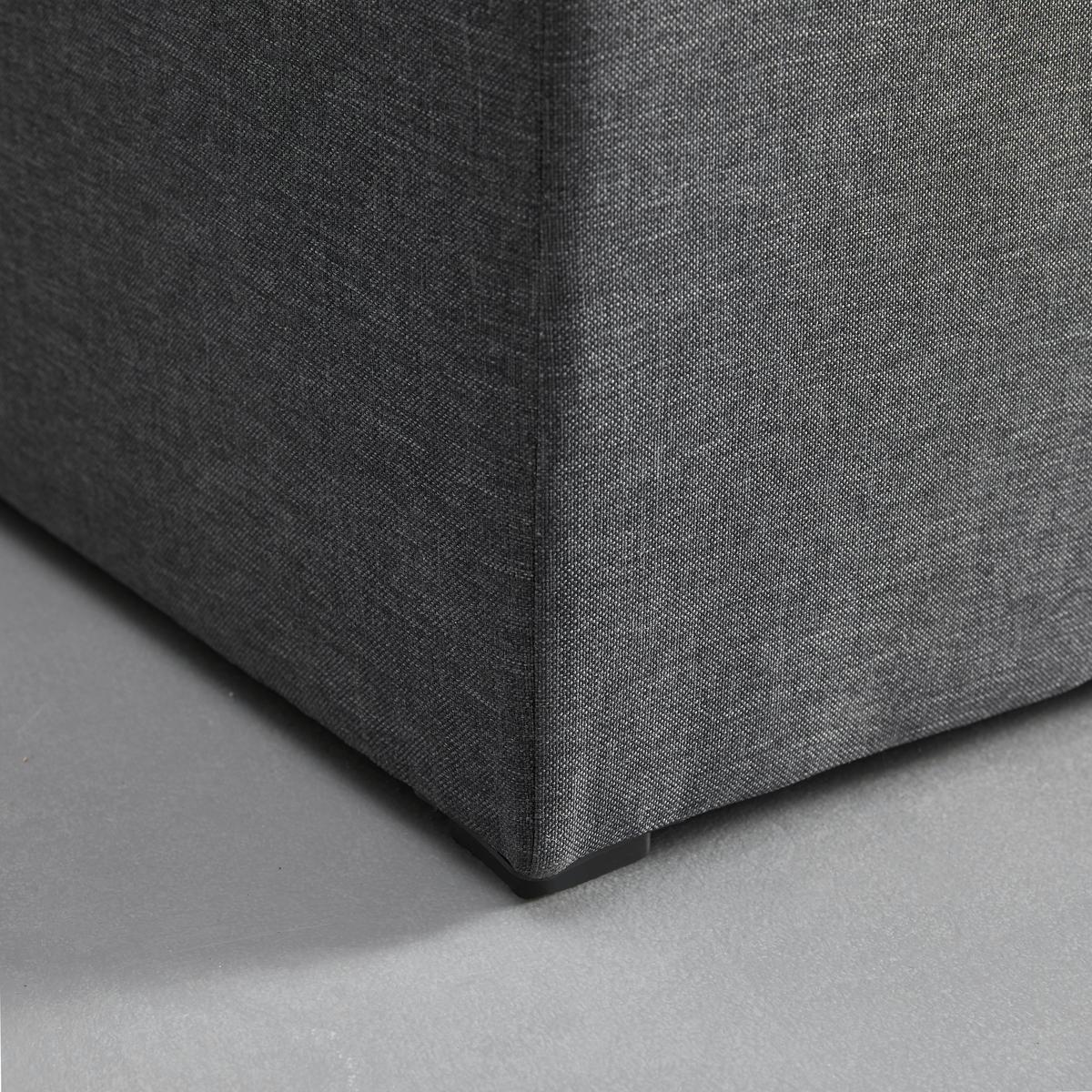 Manželská boxspring posteľ Lisa, 140x200, sivá - čierna/tmavosivá, Modern, drevo/kompozitné drevo (140/200cm) - Bessagi Home