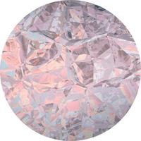 Fototapete Glossy Crystals - Silberfarben/Rosa, Trend, Papier (125cm) - Komar