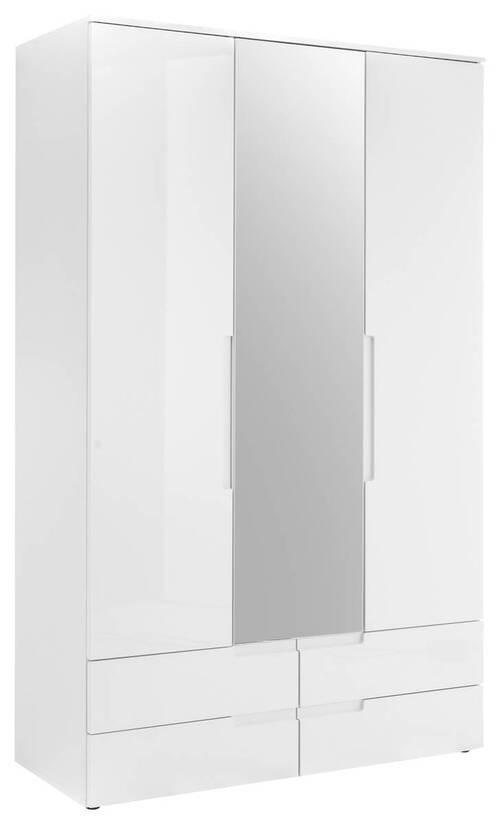 Drehtürenschrank Mit Spiegel B: 126,8cm Spice, Weiß