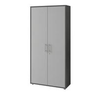 AKTENSCHRANK OFFICE EDITION - Anthrazit/Hellgrau, MODERN, Holzwerkstoff (84,4/185,6/33cm) - MID.YOU