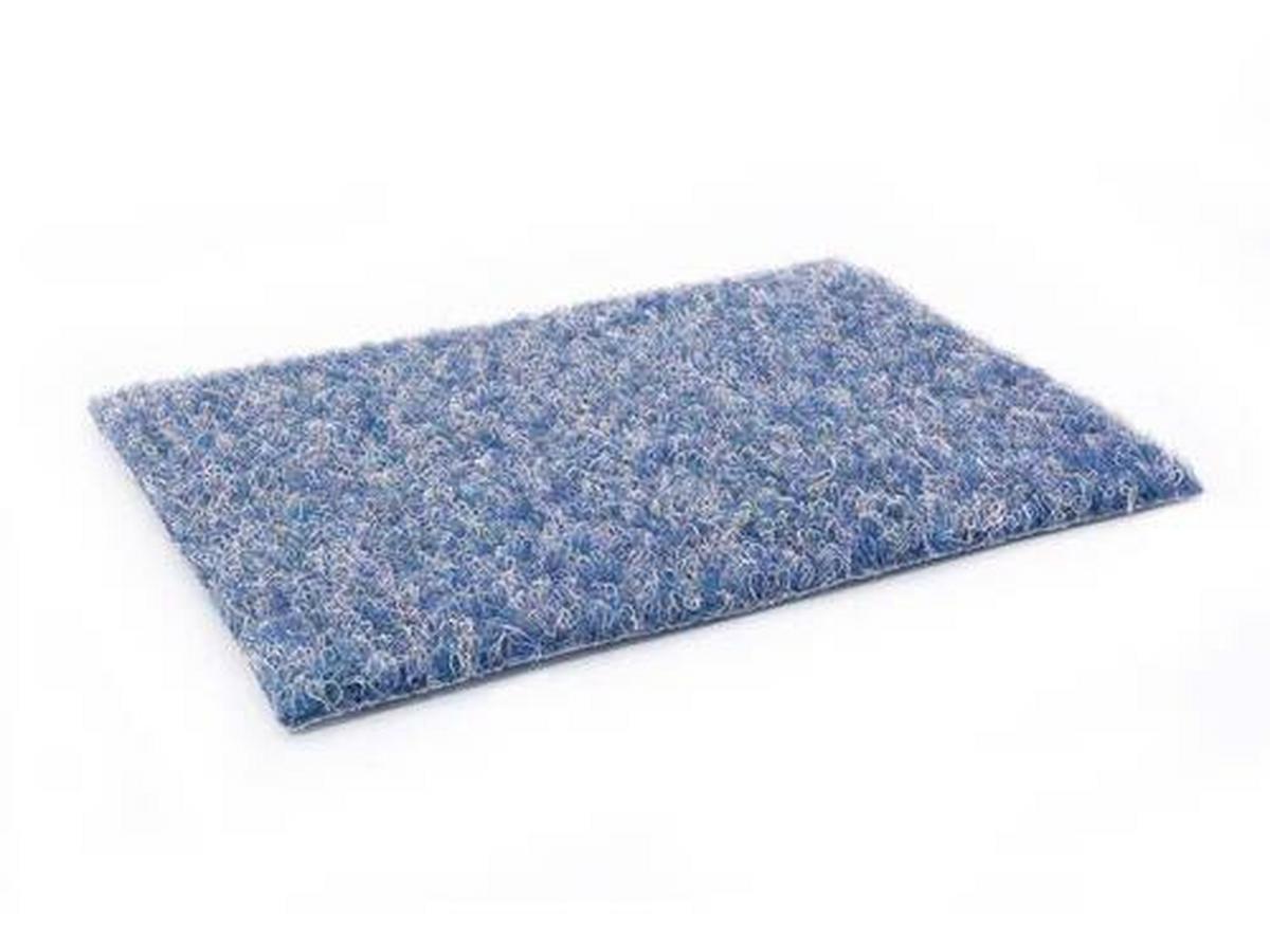 Rasenteppich Georgia Blau - Blau, Basics, Textil (133/100cm)