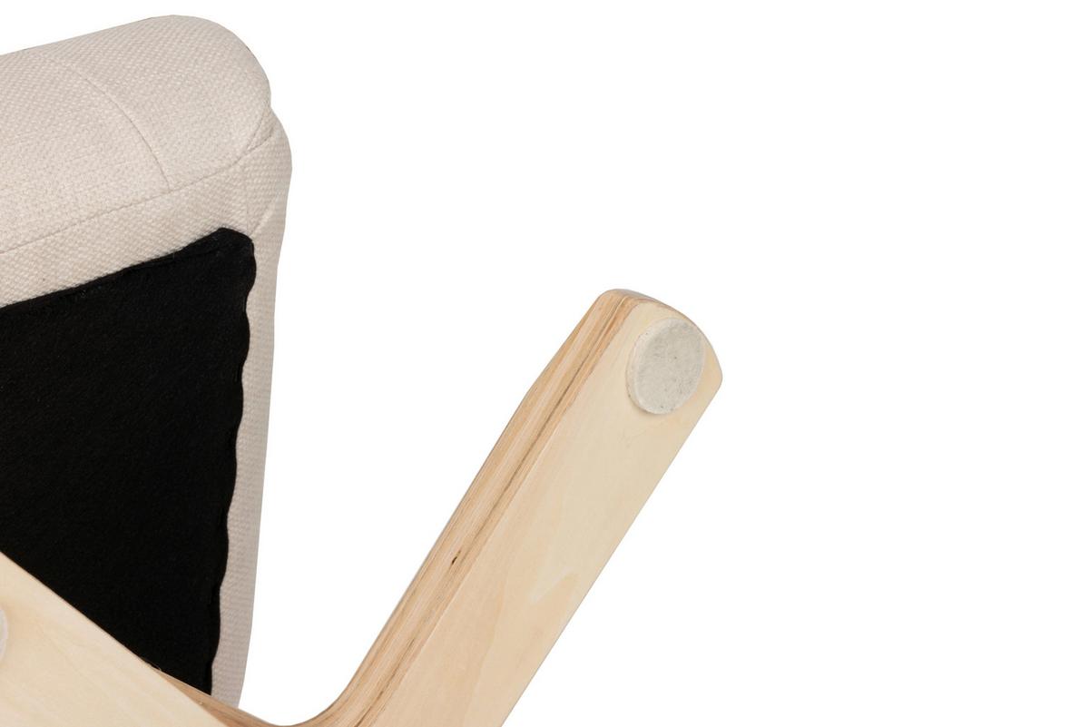 Relaxsesselset Serenity Creme B: 80 Cm - Creme/Naturfarben, Design, Holz/Textil (80/109/79cm) - Livetastic