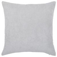 Zierkissen Campino 45x45 cm Polyester Silberfarben + Zipp - Silberfarben, MODERN, Textil (45/45cm) - Luca Bessoni