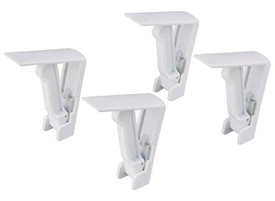 Terítő Csipesz 4db - fehér, konvencionális, műanyag (5,5cm) Terítő Csipesz 4db - fehér, konvencionális, műanyag (5,5cm)