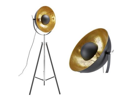 Stojací Lampa Jule V: 176cm, 60 Watt - černá/barvy zlata, Lifestyle, kov (50/176cm) - Mömax modern living Stojací Lampa Jule V: 176cm, 60 Watt - černá/barvy zlata, Lifestyle, kov (50/176cm) - Mömax modern living