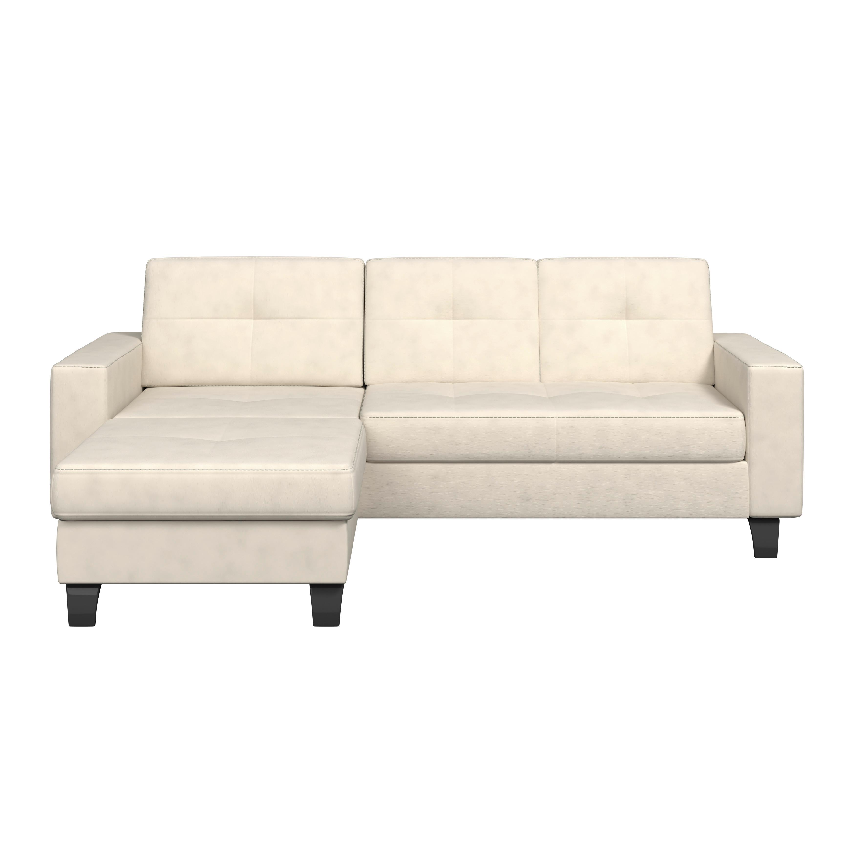 Ecksofa Varese naturfarben, B: 164 cm - Beige/Schwarz, KONVENTIONELL, Textil (164/239cm) - James Wood