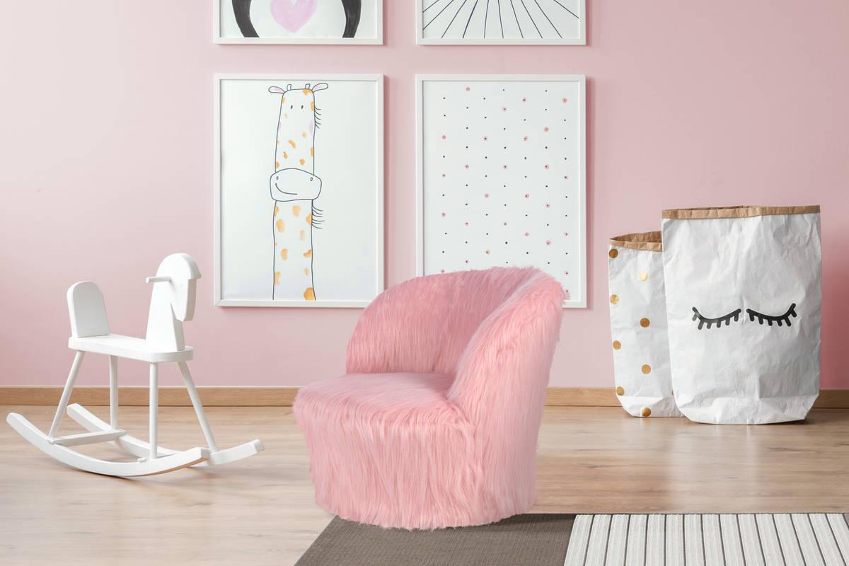 Kinderstuhl Nanny Rosa - Beispielbild, Kinderzimmer, Mädchenzimmer