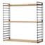 Wandregal Tomado 70cm Buche/Schwarz - Buchefarben/Schwarz, KONVENTIONELL, Holz/Metall (70/68/21cm) - Tomado Wandregal Tomado 70cm Buche/Schwarz - Buchefarben/Schwarz, KONVENTIONELL, Holz/Metall (70/68/21cm) - Tomado