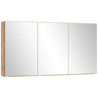Spiegelschrank Arosa 3 Spiegeltüren 120x64 cm - Eiche Wotan, MODERN, Glas/Holzwerkstoff (120/64/20cm) - Held