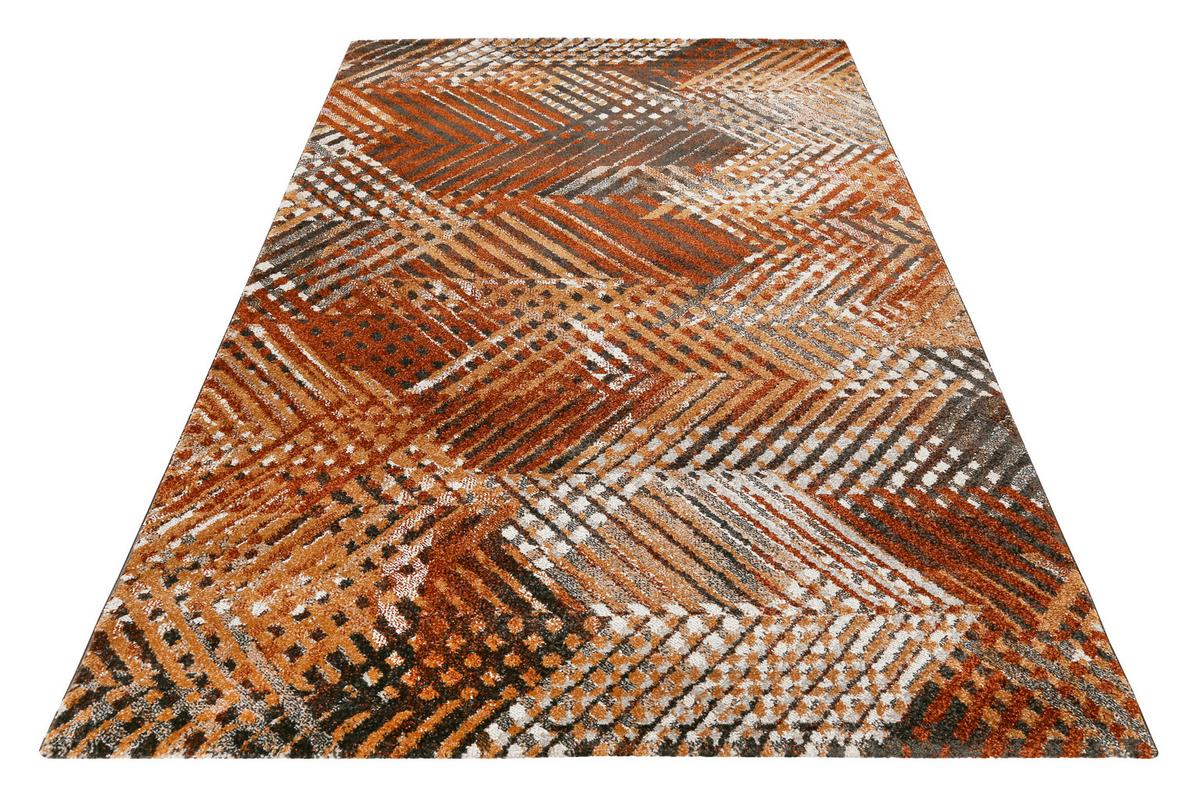 Webteppich Brau/rost, Bxl: Ca. 80x150 Cm - Rostfarben/Braun, KONVENTIONELL, Textil (80/150cm) - Esprit