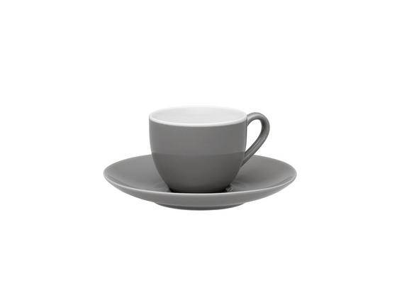 Šálek Na Espresso S Podšálkem Sandy - šedá, Konvenční, keramika (6,4/5cm) - Mömax modern living Šálek Na Espresso S Podšálkem Sandy - šedá, Konvenční, keramika (6,4/5cm) - Mömax modern living