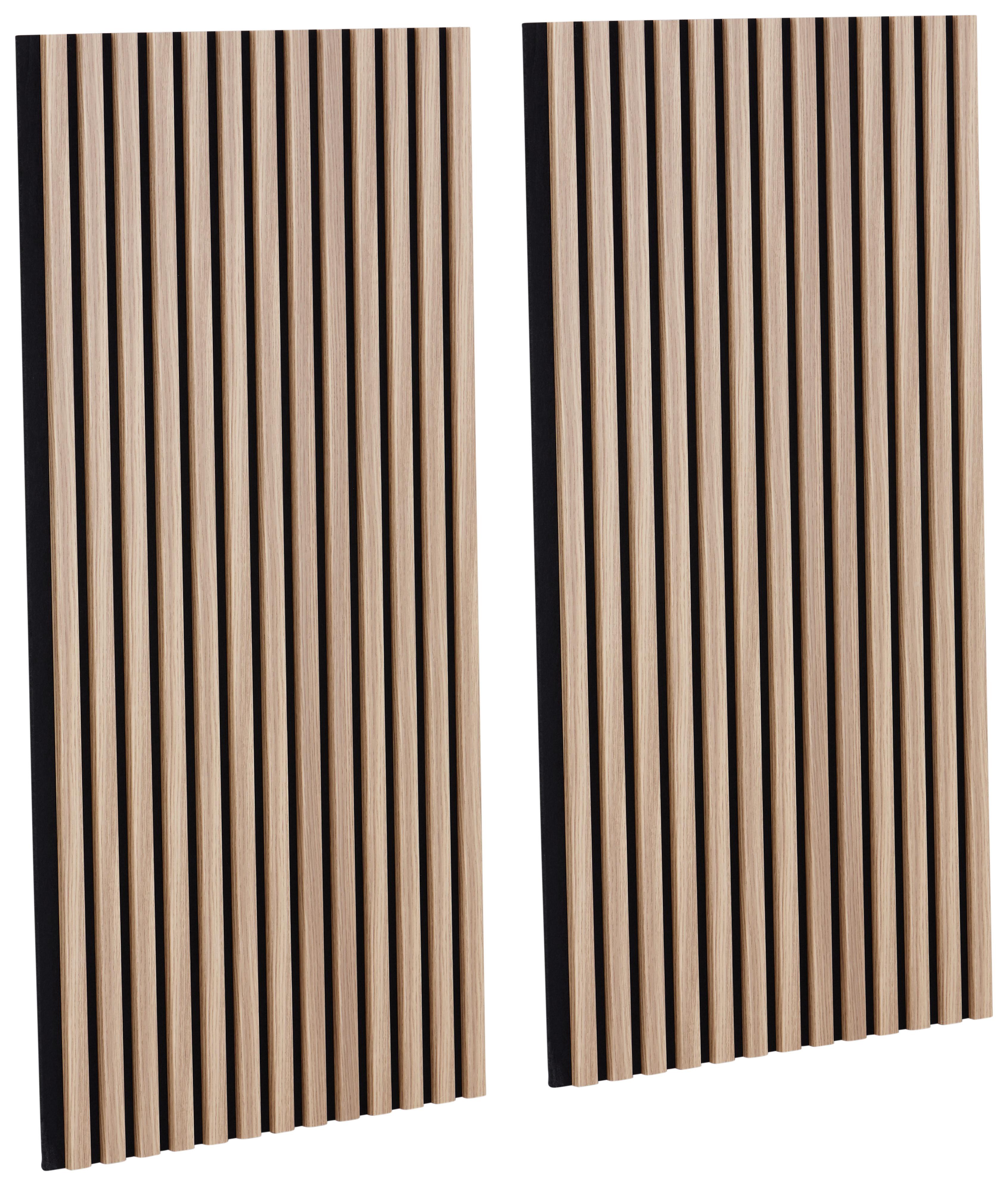 Akustikpaneel Josef - Eichefarben, MODERN, Holzwerkstoff/Kunststoff (90/60/2cm)