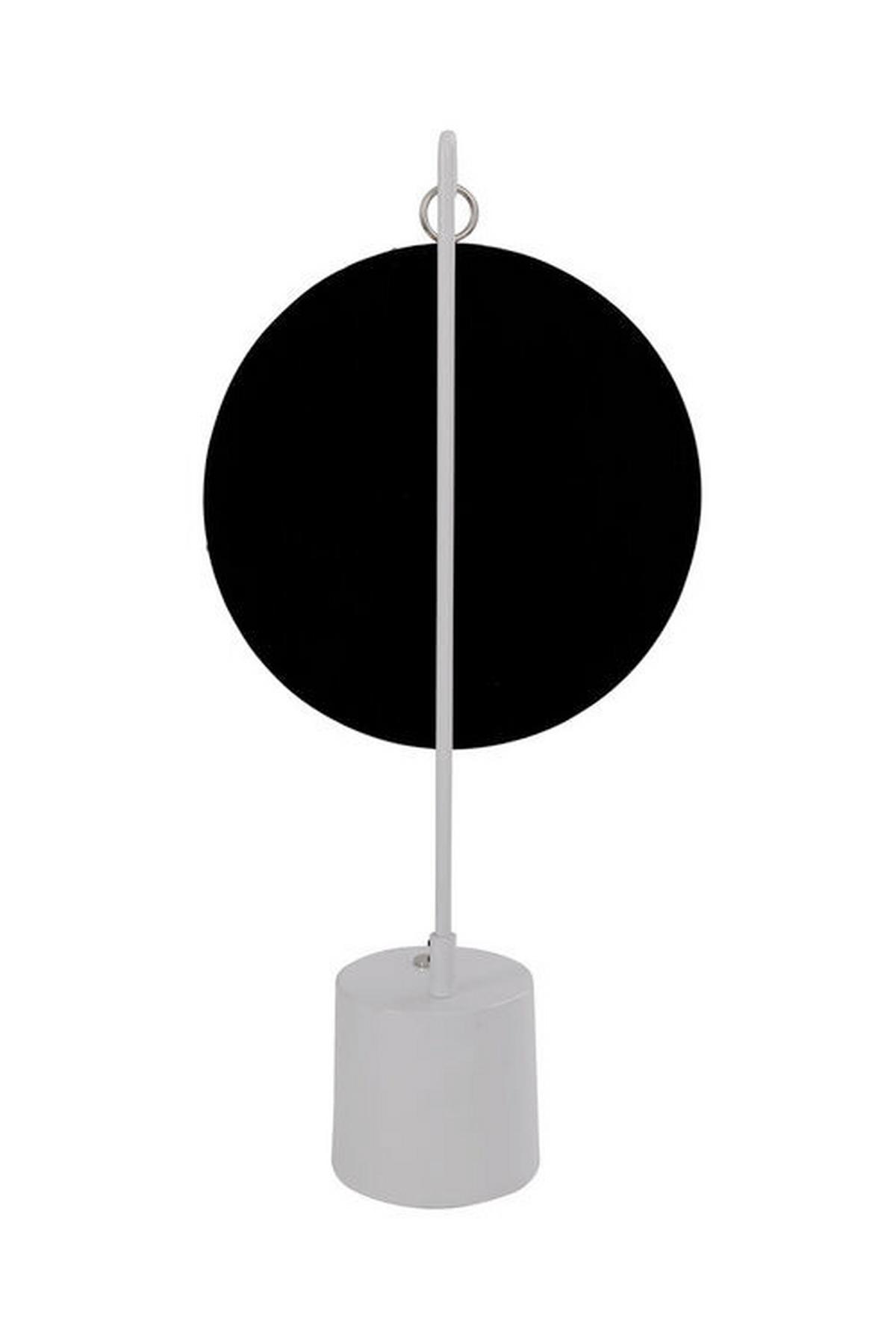 Tischspiegel Eleganca H: 65 Cm Metallrahmen Silberfarben/weiß - Silberfarben/Weiß, LIFESTYLE, Glas/Metall (30/65/13cm) - Kayoom