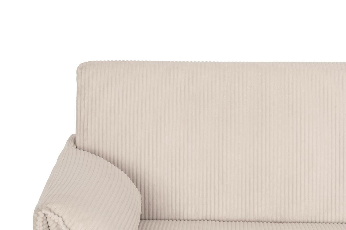 Kanapéágy Como - krémszínű, Design, textil (193/81/92cm) - Livetastic