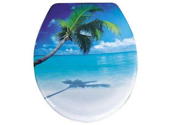WC-Sitz Duroplast Caribbean - Blau/Creme, MODERN, Kunststoff (37,4/45,3cm) WC-Sitz Duroplast Caribbean - Blau/Creme, MODERN, Kunststoff (37,4/45,3cm)