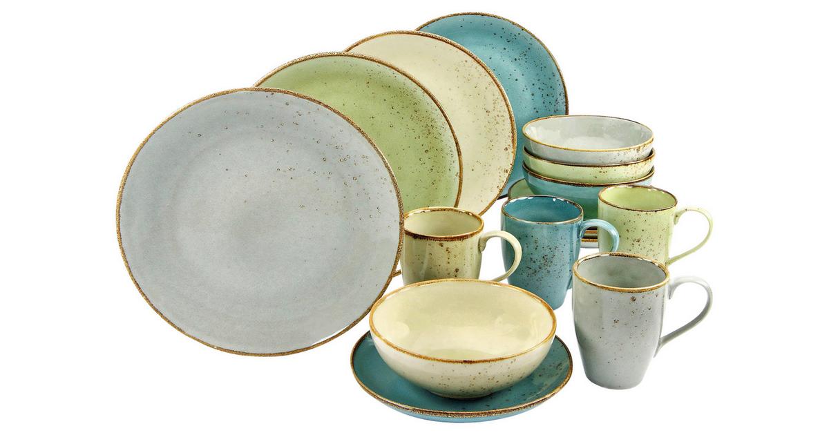 Creatable Kombiservice Nature Bunt 16-teilig