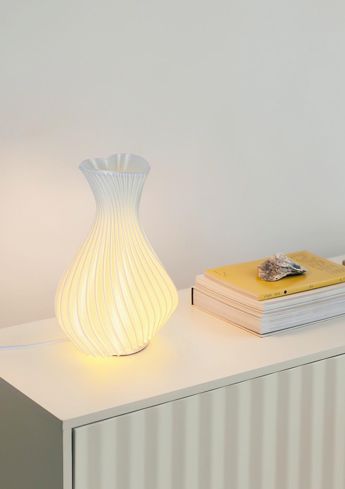 LED-Tischleuchte Josepha - Weiß, Kunststoff (11,7/18,2/11,3cm) - Luca Bessoni