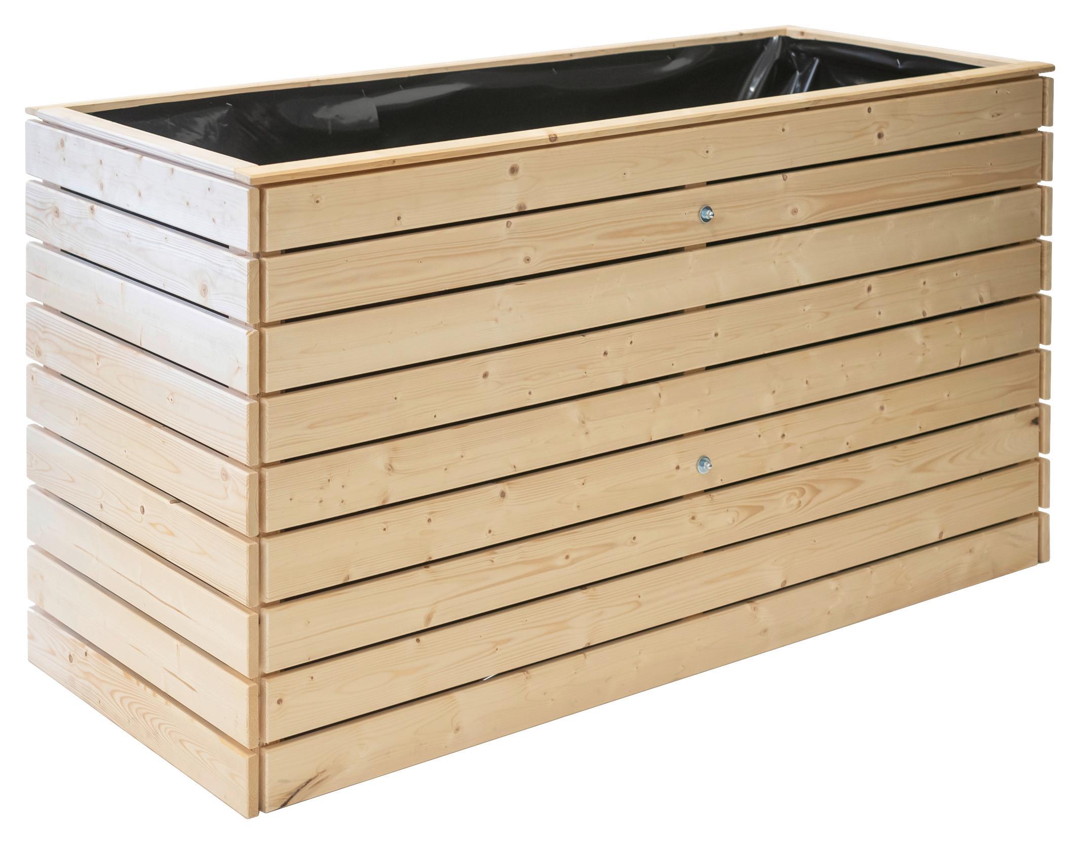 Hochbeet Holz Hochbeet Fichte XL - Fichtefarben, Basics, Holz (70/90/170cm)