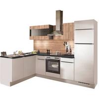 Eckküche Pn80/100 - Honigeiche/Kaschmir, Trend, Holzwerkstoff (275/175cm) - Pino