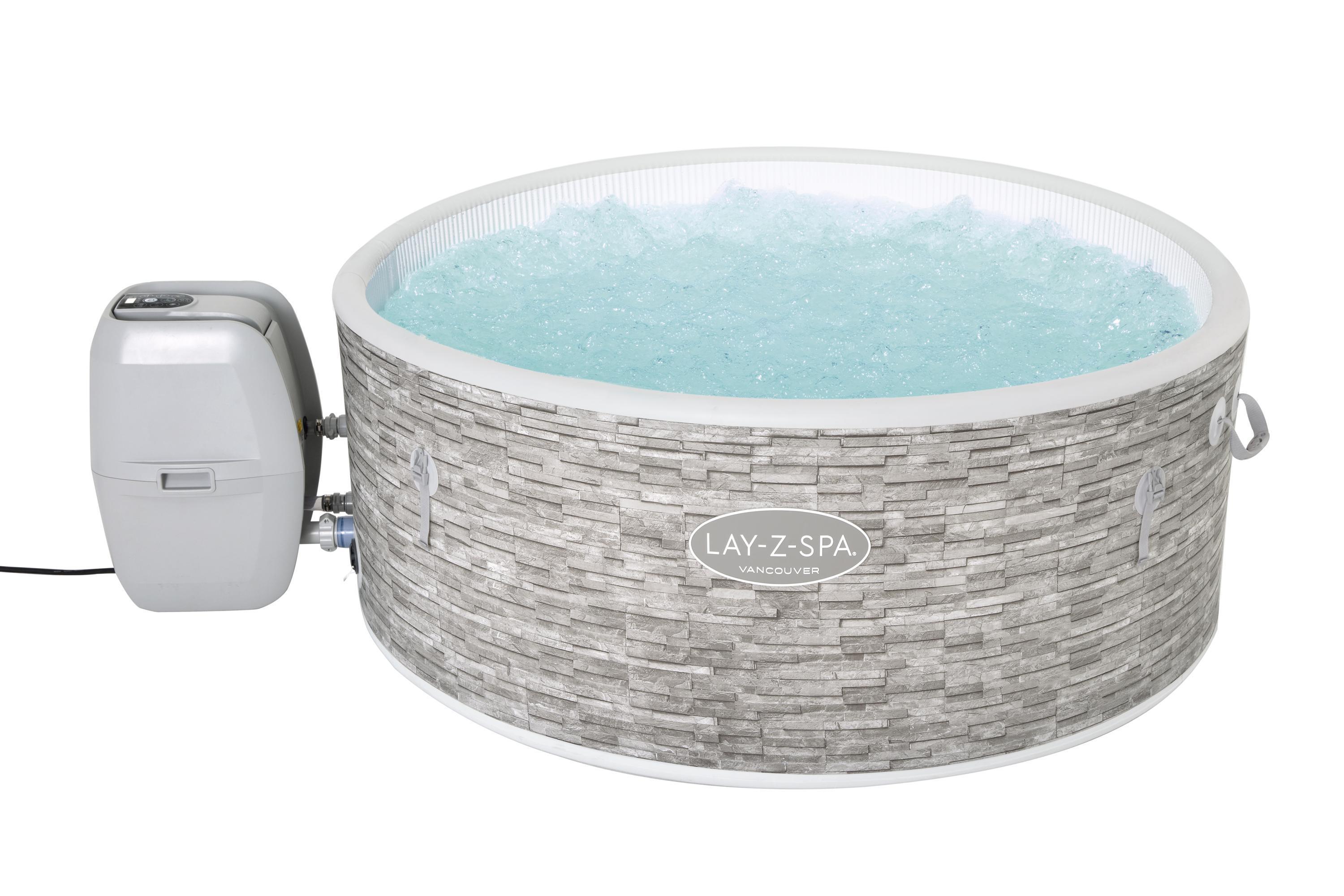 Whirlpool Adela Šedá Ø Ca. 155cm - šedá, Moderní, kov/plast (155/60cm) - Bestway