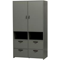 KLEIDERSCHRANK Stage Grün B: 103cm - Grün, Design, Holz (103/185/40cm) - Livetastic
