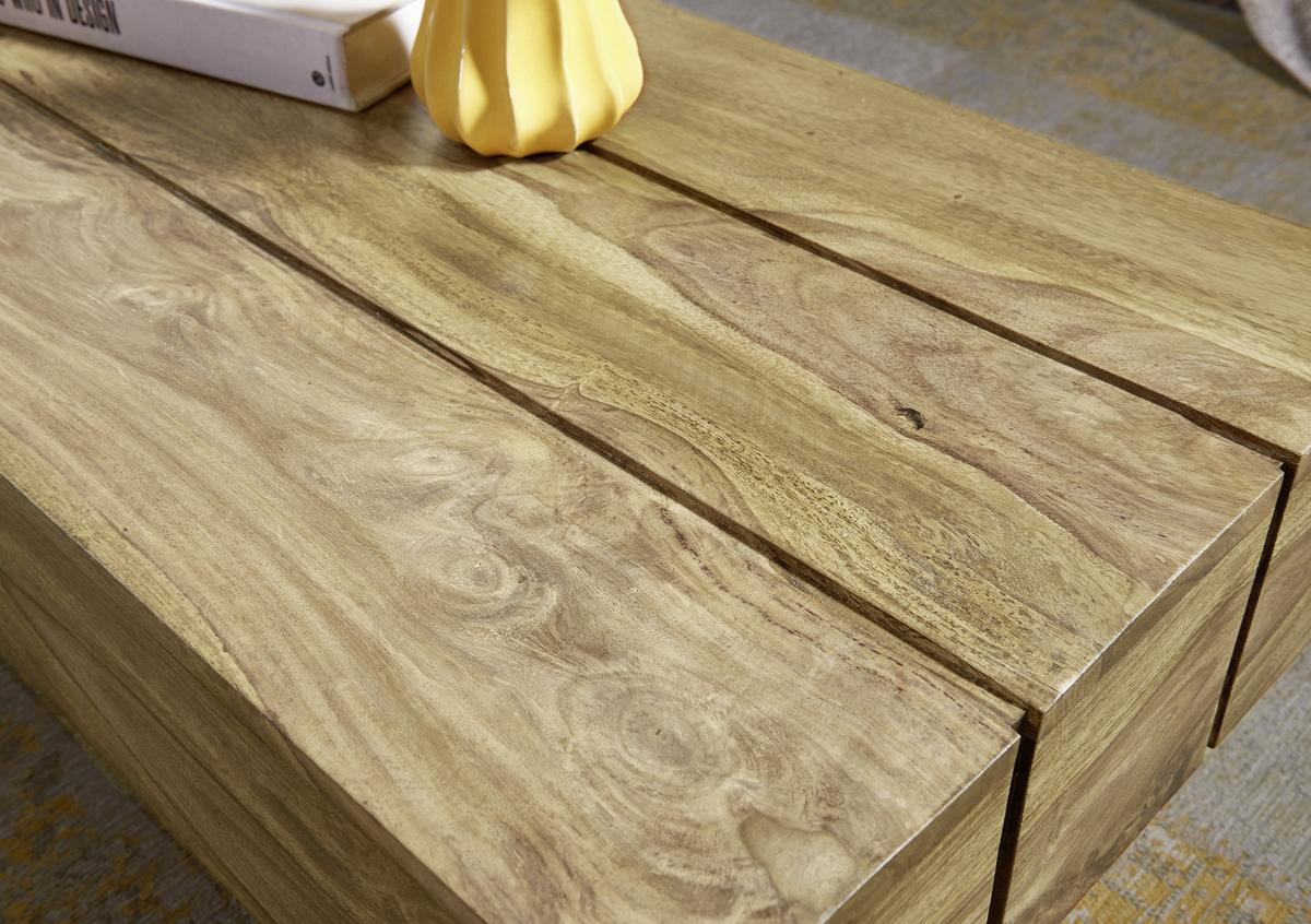 Dřevěný konferenční stolek SIRA,akácie - barvy akácie, Design, dřevo (120/45/30cm) - MID.YOU
