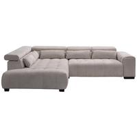 Ecksofa Matera Beige/Naturfarben 226x311 cm - Beige/Schwarz, Trend, Holz/Holzwerkstoff (226/311cm)