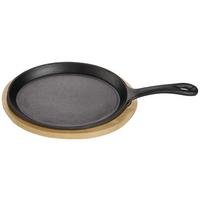 Servierpfanne Echtwerk Servierpfanne - Schwarz, Design, Metall (37,4/18,5/1,6cm) - Echtwerk