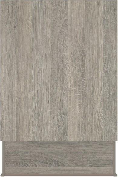 Eckküche Ip2200 ohne Geräte 185x320 cm Grau/Eiche Dekor - Kaschmir/Eichefarben, Basics (185/320cm)