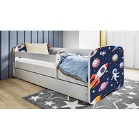 Kinder-/Juniorbett Babydreams inkl. Matratze 80x160 - Birkefarben/Weiß, MODERN, Holz/Holzwerkstoff (80/160cm) - MID.YOU