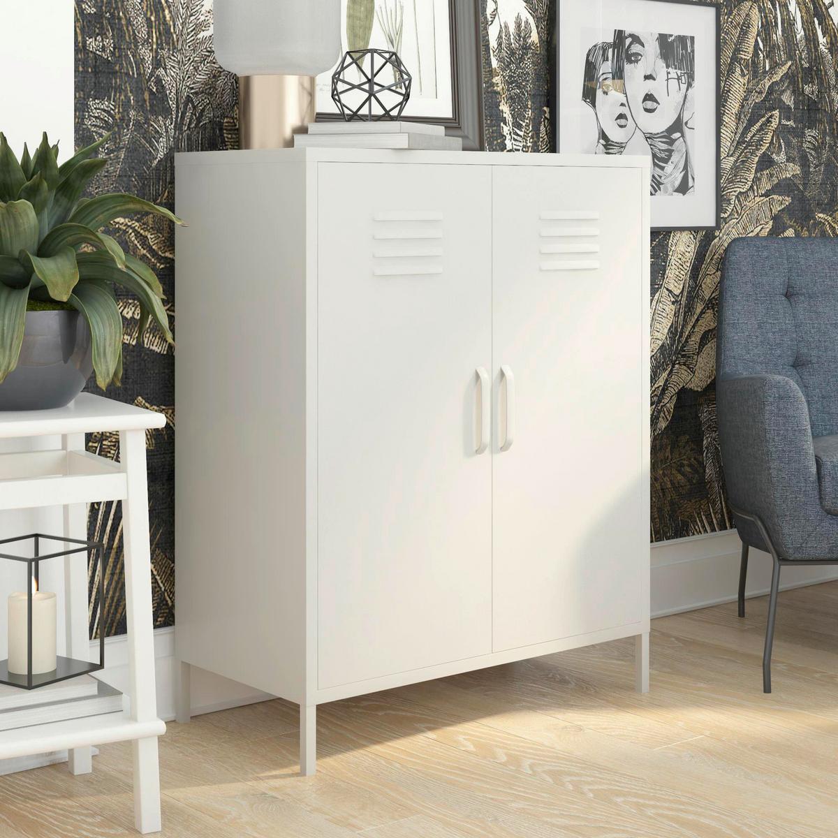 Highboard Bradford Taupe B: 79cm - Taupe, Design, Metall (79/100/39cm) - MID.YOU