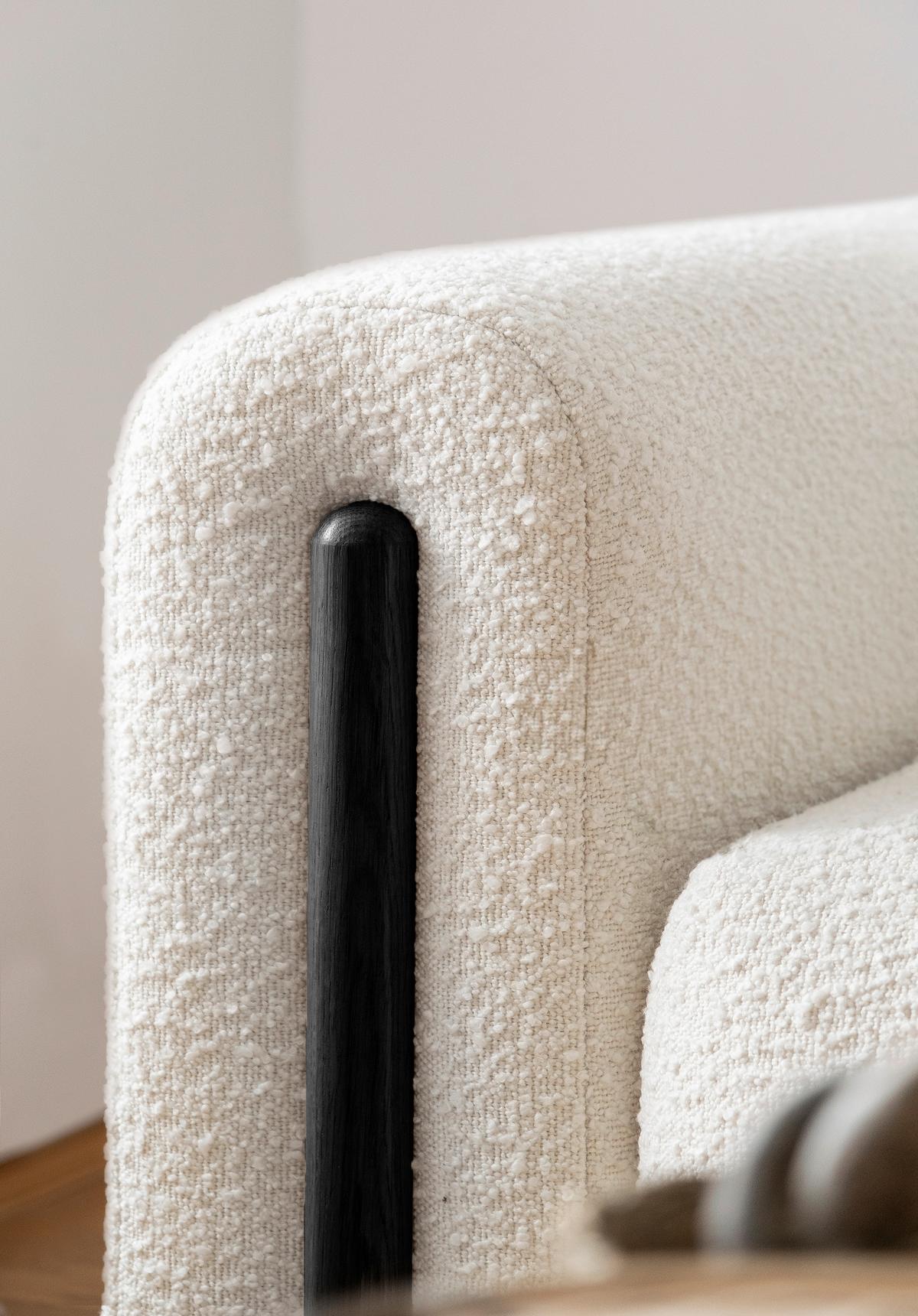Schlafsofa Arcadova Creme/Schwarz B:244cm - Creme/Schwarz, Design, Textil (244/97/97cm) - MID.YOU
