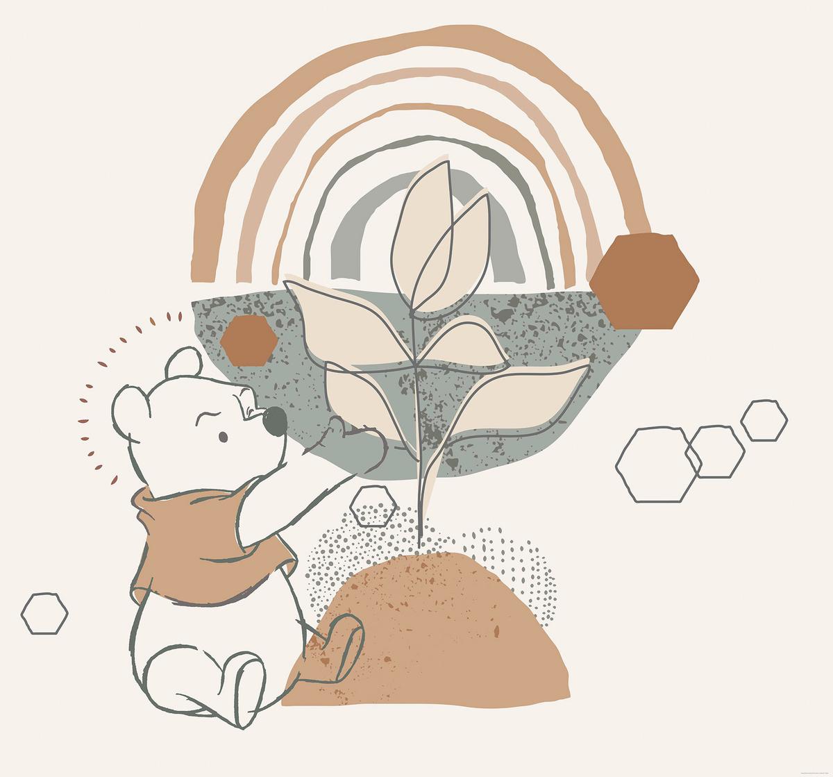 Fototapete Winnie The Pooh Grow - Multicolor, Trend, Papier (300/280cm)