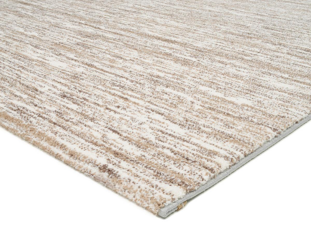 Webteppich Braun Sofi Lori 65x130 cm - Creme/Braun, Design, Textil (65/130cm) - Novel