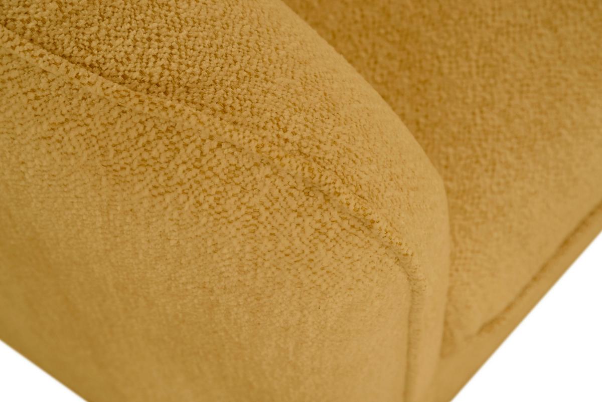 Ecksofa Costo Senfgeld S: 254 cm - Senfgelb, Design, Textil (254/160cm) - MID.YOU