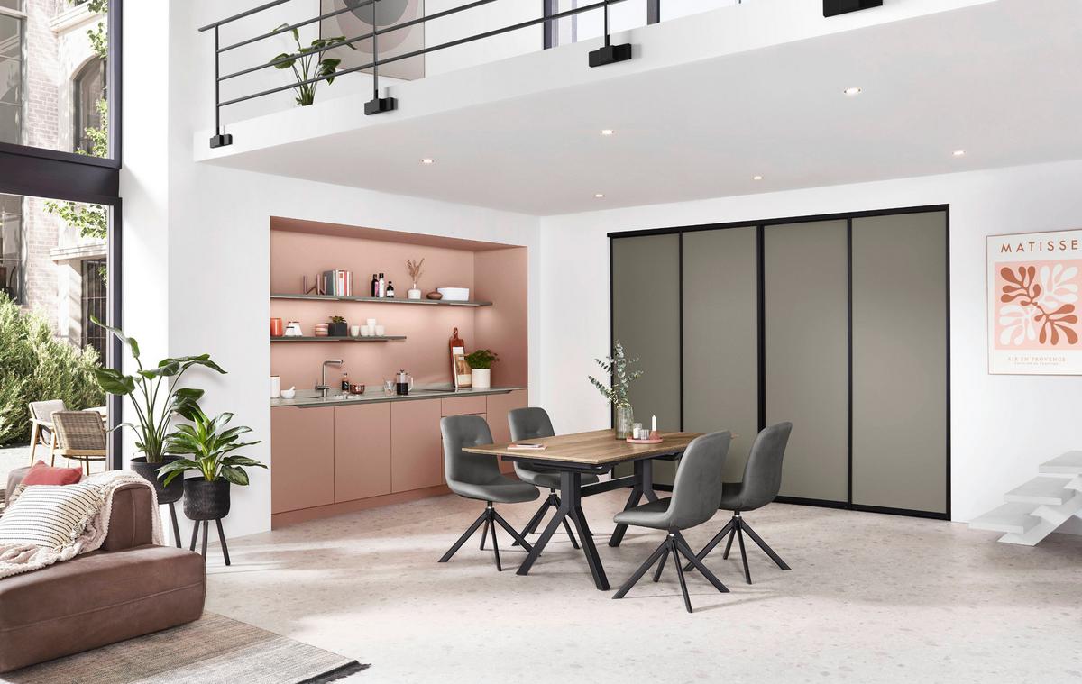 Einbauküche Sydney Frei Planb. Planbar Modern, grifflos - MODERN, Holzwerkstoff - Vertico