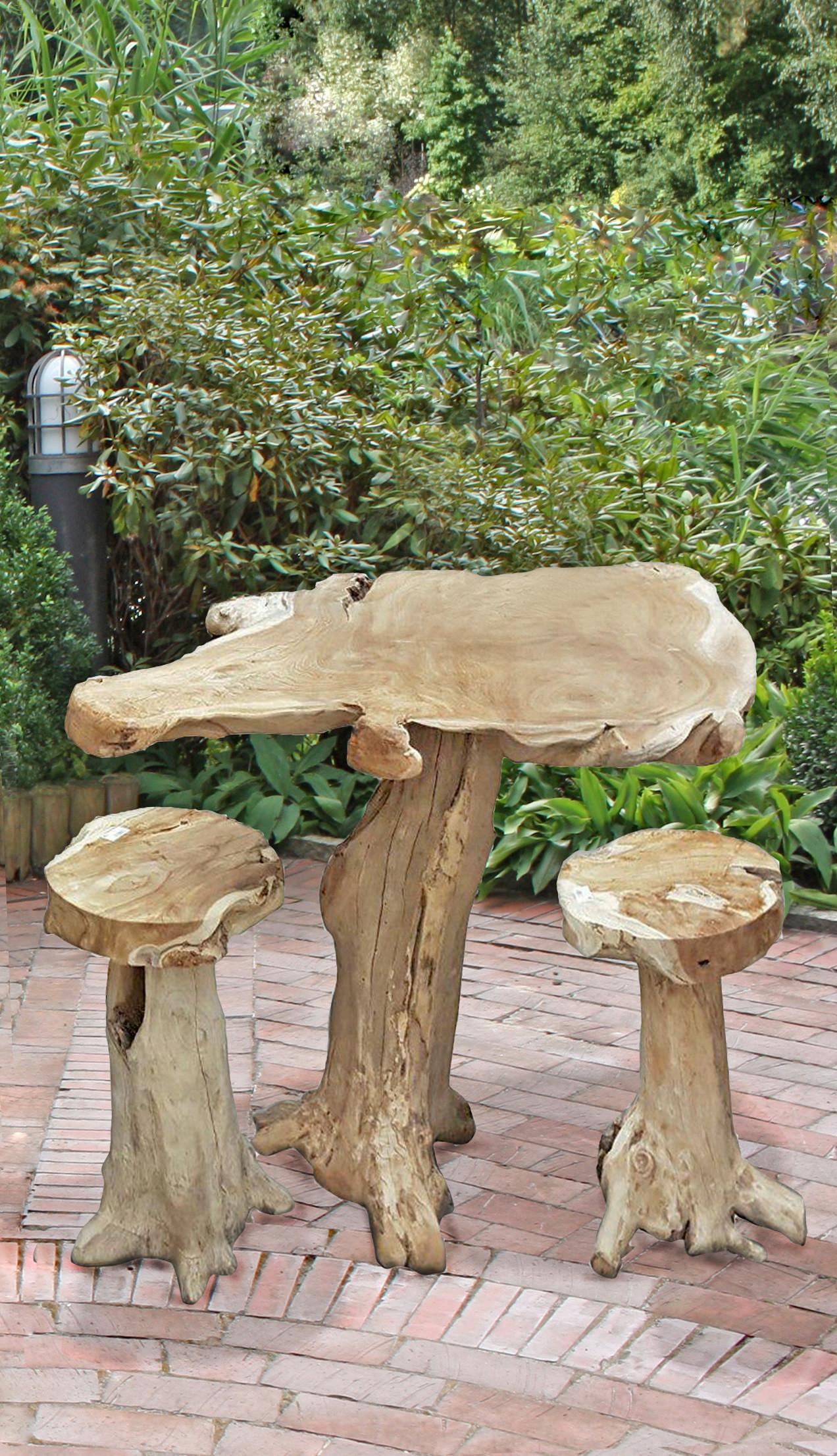 Bartisch Surga - Naturfarben, Basics, Holz (100/75/102cm) - Gardenson