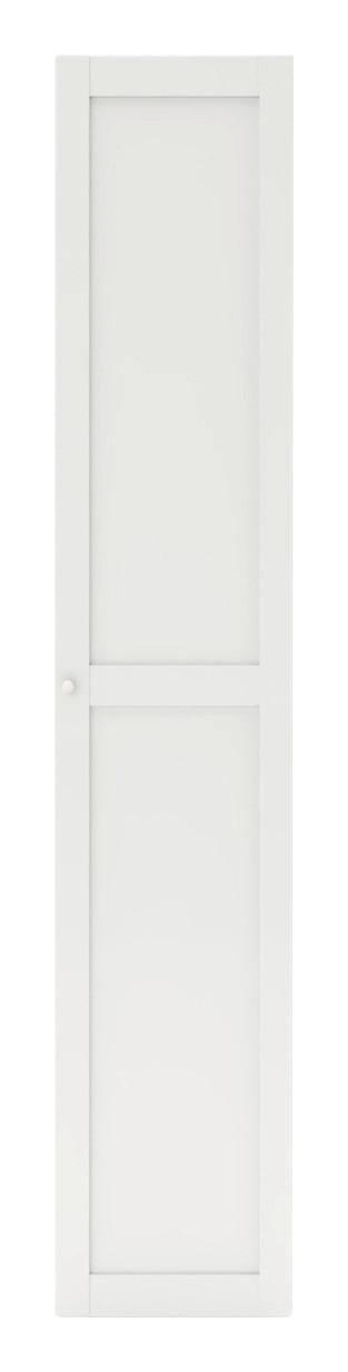 Schranktür Unit B: 45 cm Maxihöhe Weiß mit Rahmen - Weiß, MODERN, Holzwerkstoff (45,3/232,6/1,8cm) - Ondega
