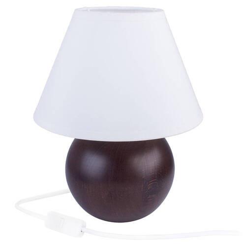 Tischleuchte 4110104 Ball - Wenge - Wengefarben, KONVENTIONELL, Holz (20/27cm)