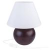 Tischleuchte 4110104 Ball - Wenge - Wengefarben, KONVENTIONELL, Holz (20/27cm)