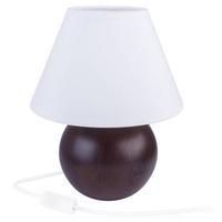 Tischleuchte 4110104 Ball - Wenge - Wengefarben, KONVENTIONELL, Holz (20/27cm)