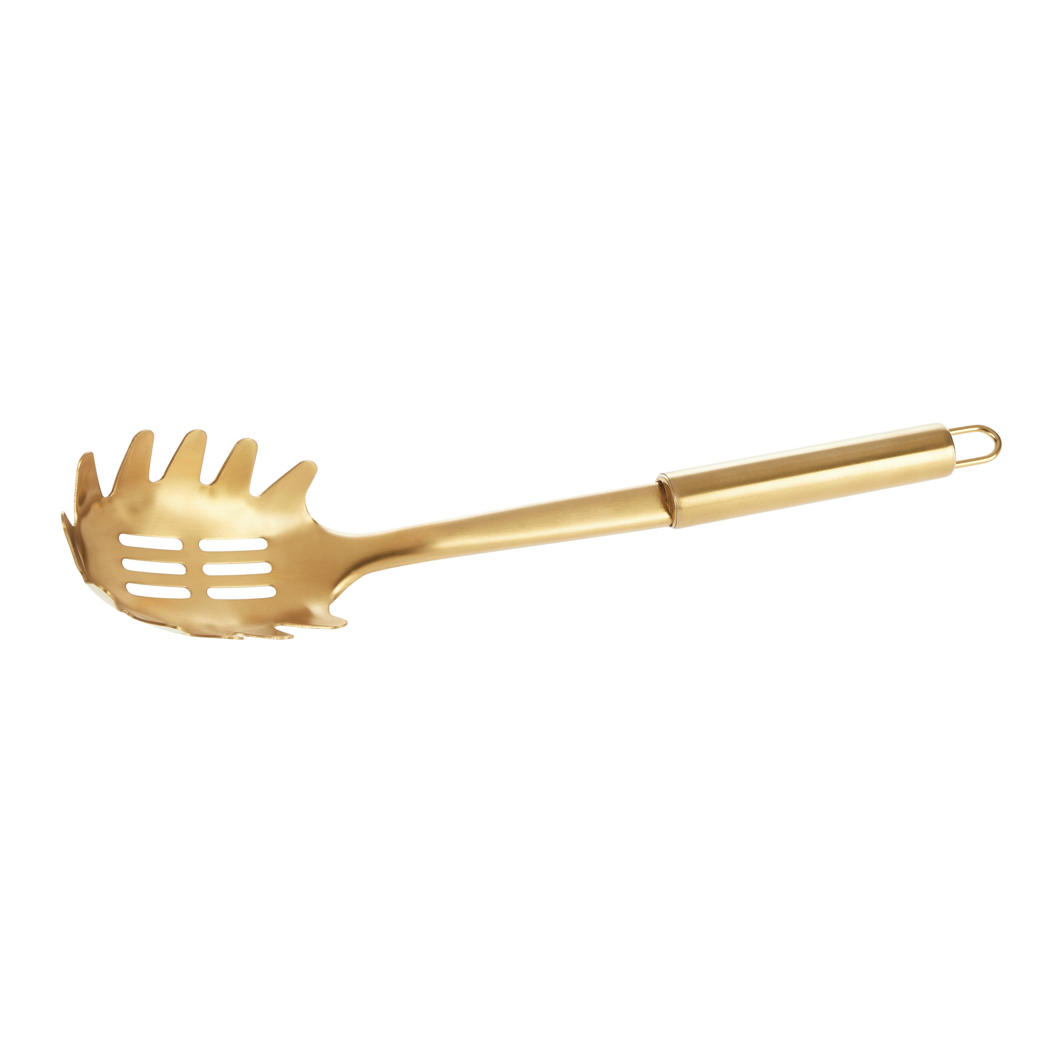 naberačka na špagety GOLDEN AUTUMN - zlatá, Modern, kov (31cm) - Modern Living