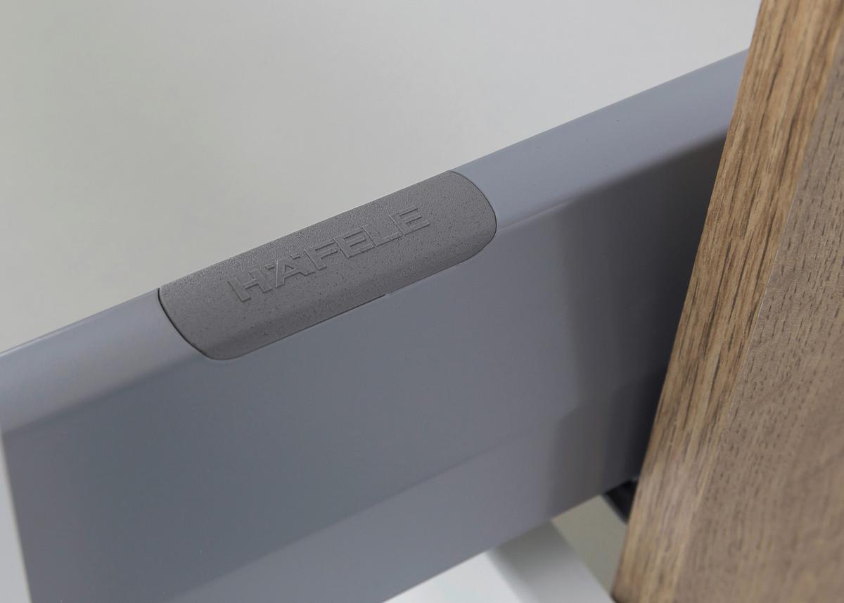 Waschbecken mit Unterschrank Varese B: 105 cm Grau - Eiche Wotan/Weiß, MODERN, Keramik/Holzwerkstoff (105cm) - Held