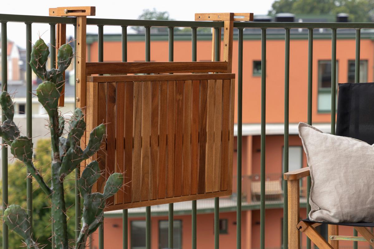 Gartentisch Klappbar Marion Akazienholz L 60 cm - Akaziefarben, KONVENTIONELL, Holz (60/45/55cm) - Gardenson