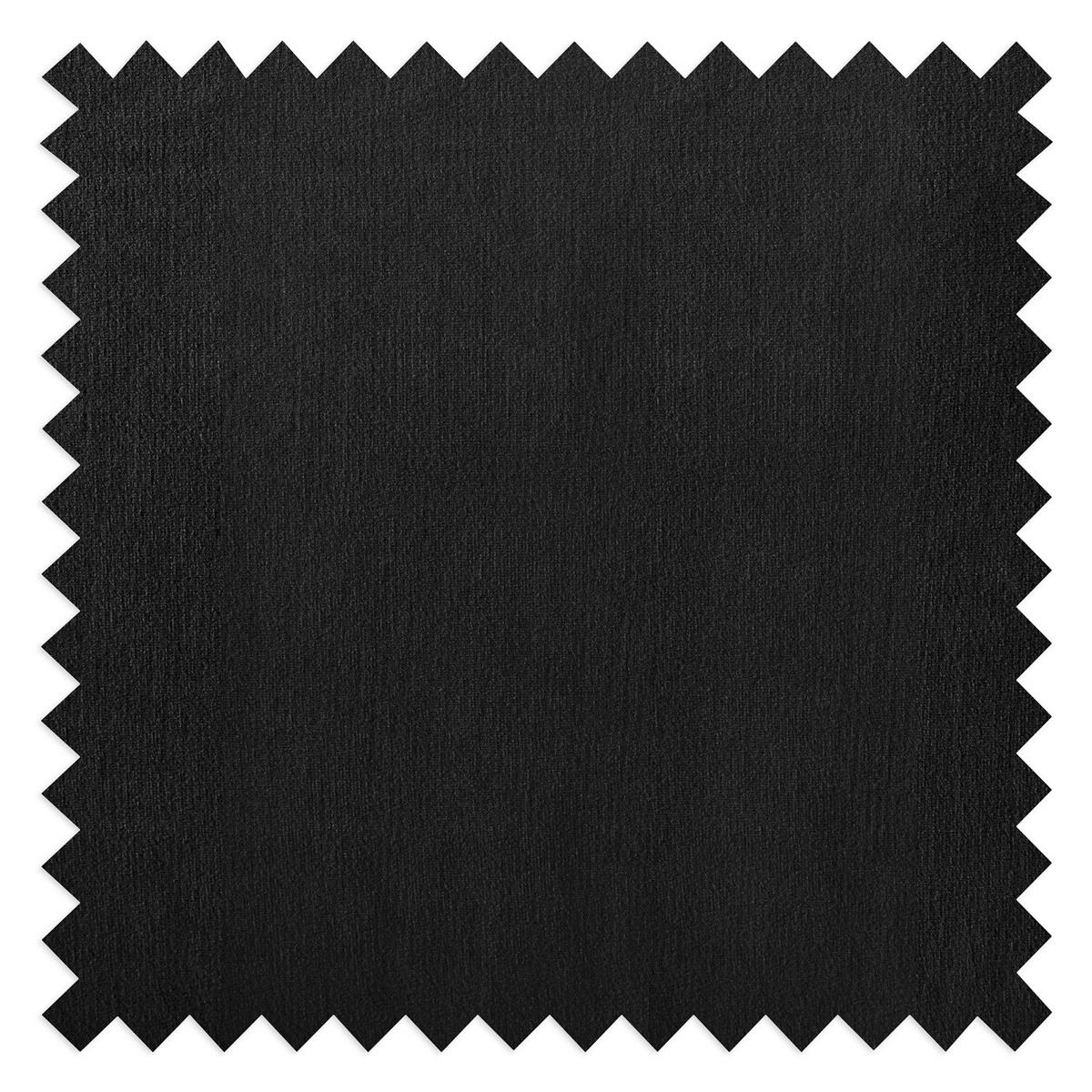 Récamiere Pako Schwarz B: 185cm - Schwarz/Braun, Design, Textil (185/93/75cm) - Livetastic