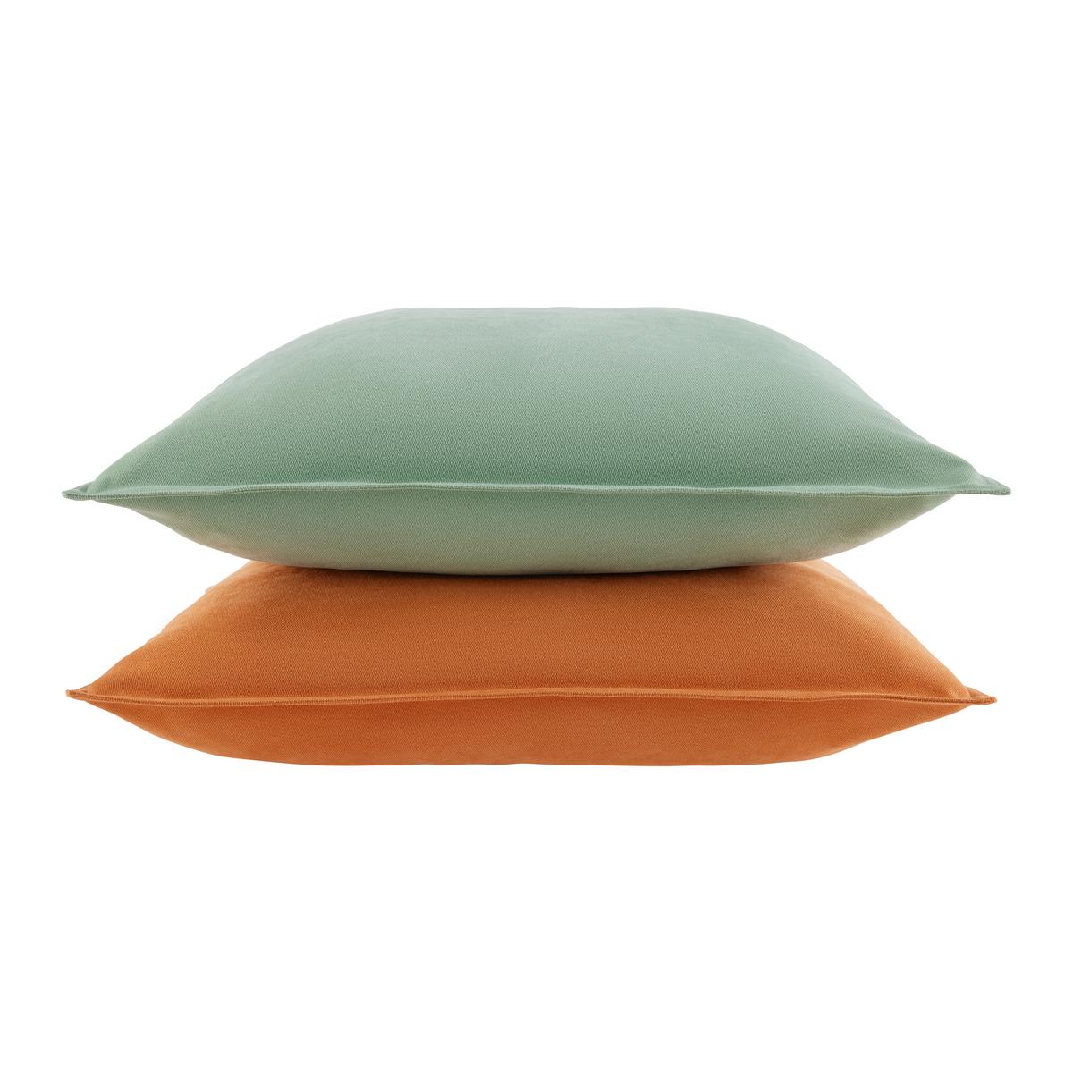 DEKORAČNÍ POLŠTÁŘ NATHI - tmavě zelená, Konvenční, textil (45/45cm) - Mömax