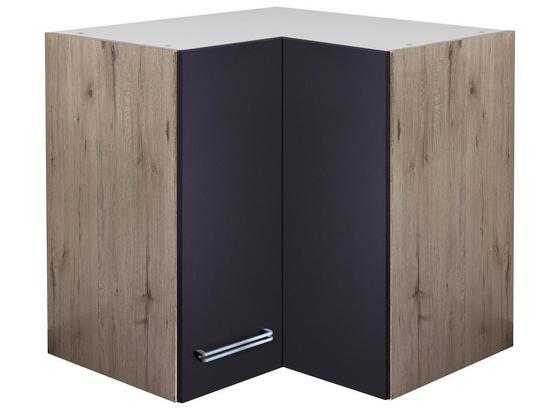 Rohová Horní Skříňka Milano - barvy dubu, Moderní, kompozitní dřevo (60/54/60cm) Rohová Horní Skříňka Milano - barvy dubu, Moderní, kompozitní dřevo (60/54/60cm)