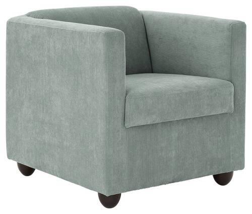 Sessel Looks I - Türkis/Schwarz, Design, Textil (72/71/75cm) - LOOKS by W.Joop