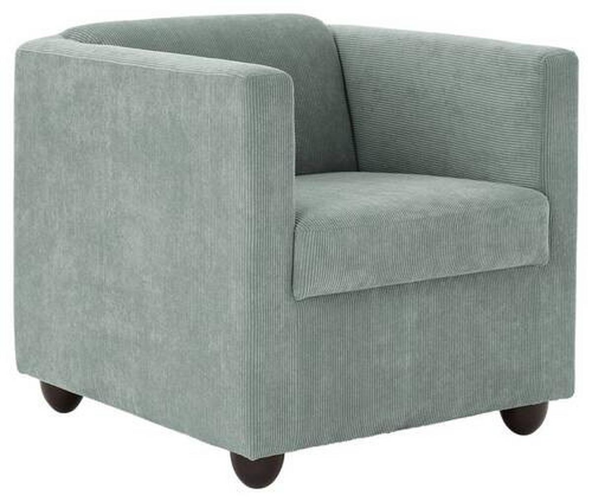 Sessel Looks I - Türkis/Schwarz, Design, Textil (72/71/75cm) - LOOKS by W.Joop